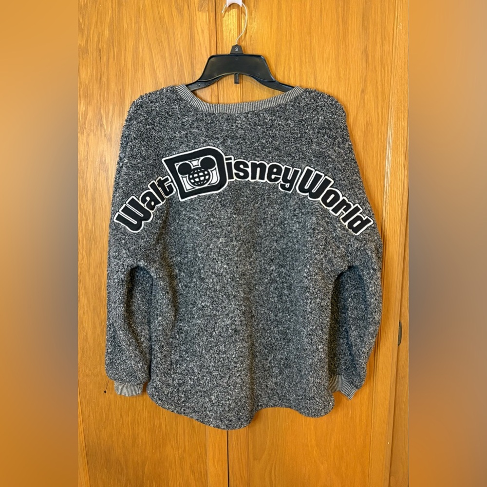 Walt Disney World Spirit Jersey Embroidered Mickey Mouse Fleece Top Size S